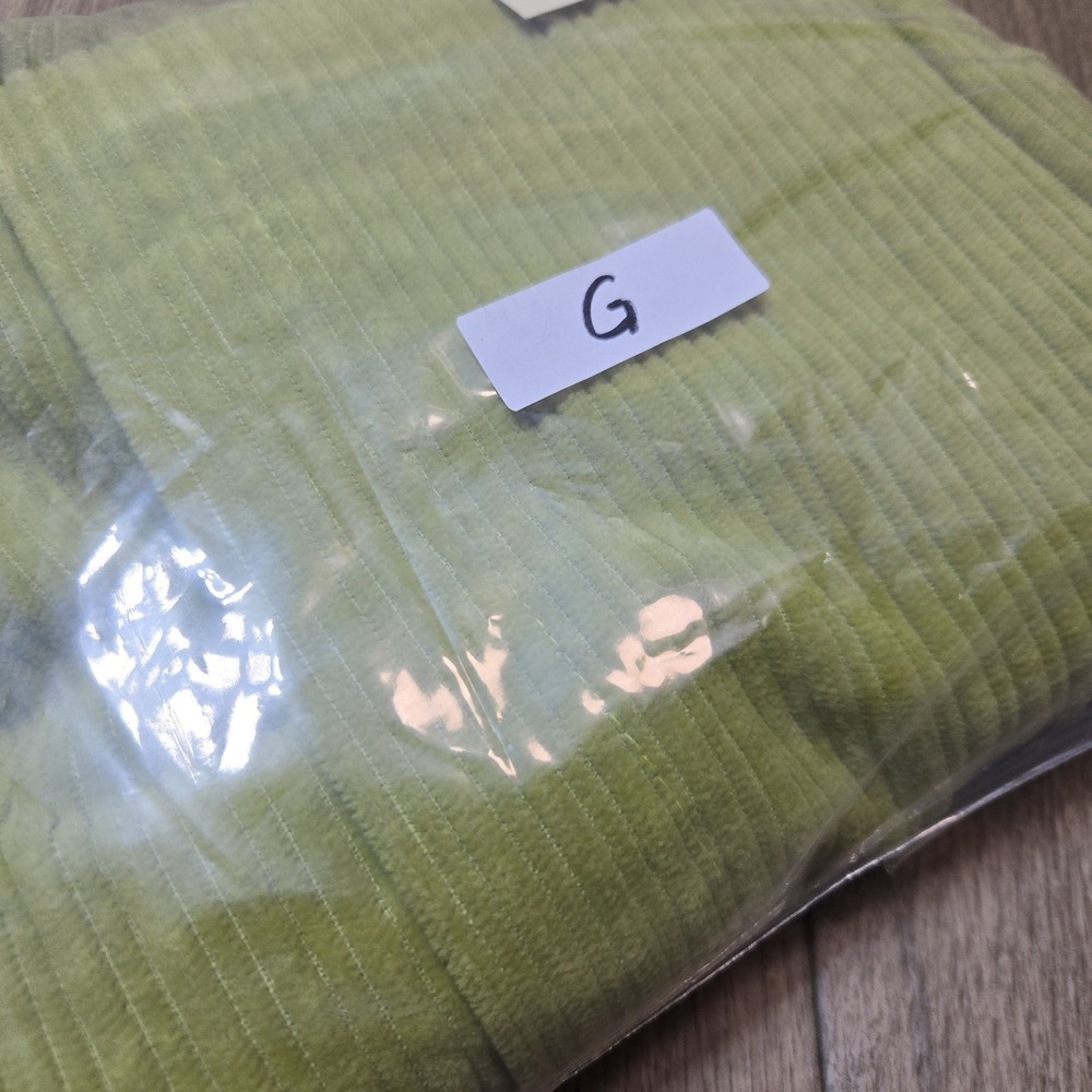 Vintage Express Lime Green Skirt NWT Size 5/6 MADE IN USA Wide Corduroy - Picture 7 of 7